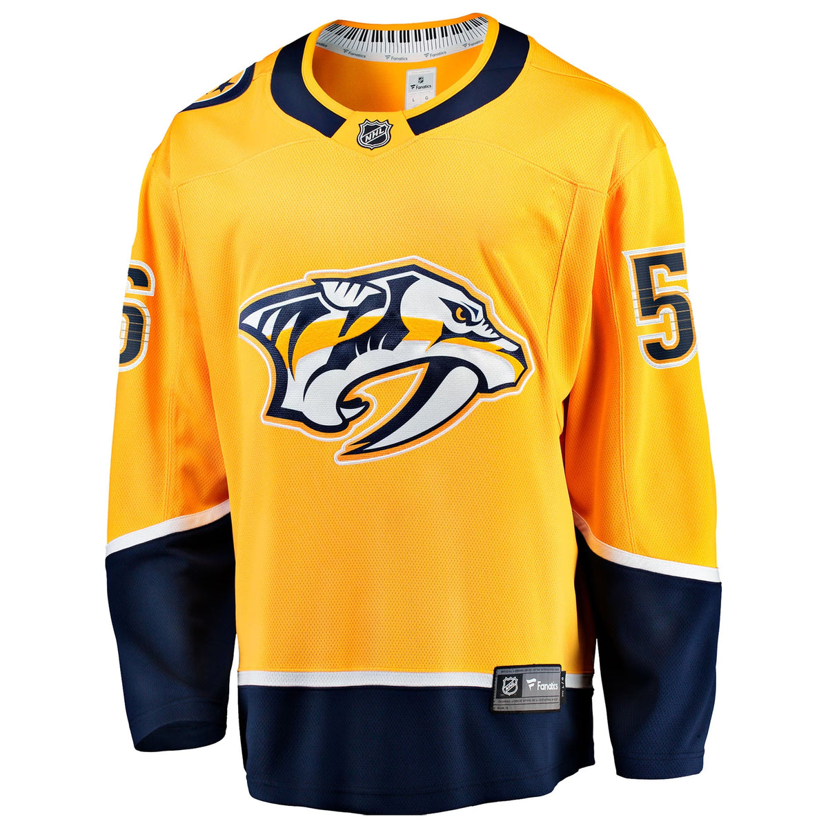 Men's Nashville Predators Erik Haula Fanatics Gold Home Breakaway Jersey