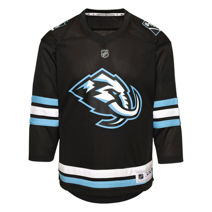 Youth Utah Mammoth Black Home Replica Custom Jersey