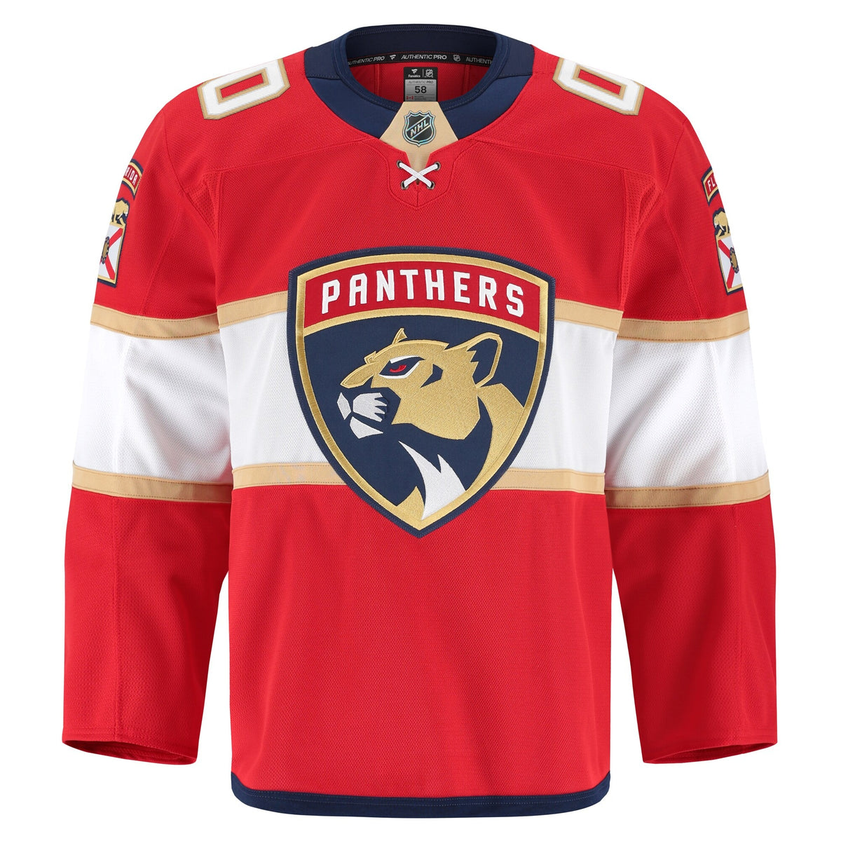 Men's Florida Panthers Fanatics Red Home Authentic Pro Custom Jersey