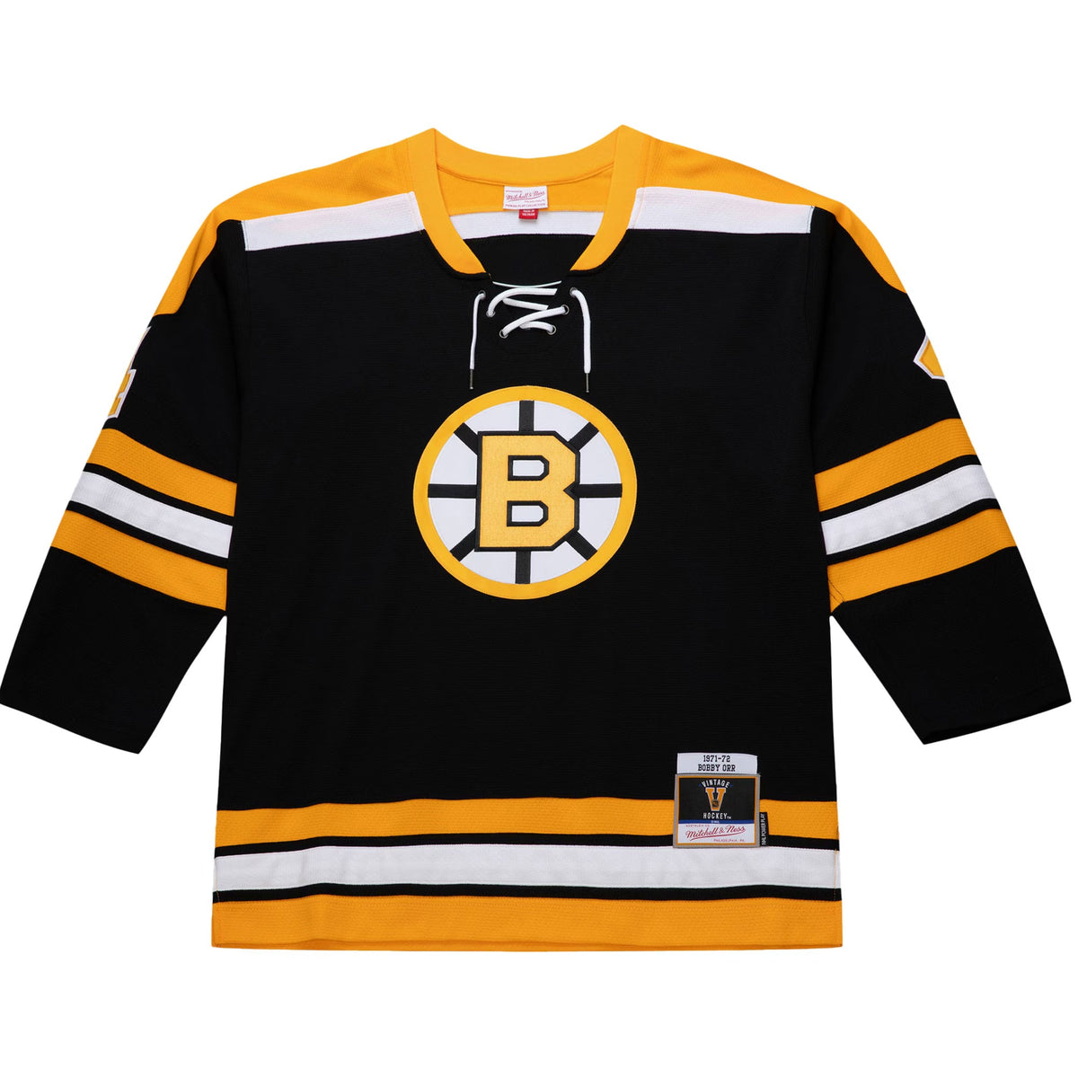 Men's Boston Bruins Bobby Orr Black 1971-72 Power Play Jersey