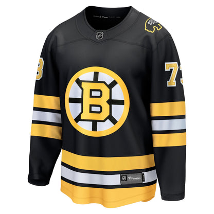 Men's Boston Bruins Charlie McAvoy Fanatics Black Home Breakaway Player Jersey
