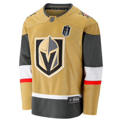 Men's Vegas Golden Knights Fanatics Gold 2026 Stanley Cup Final Breakaway Jersey
