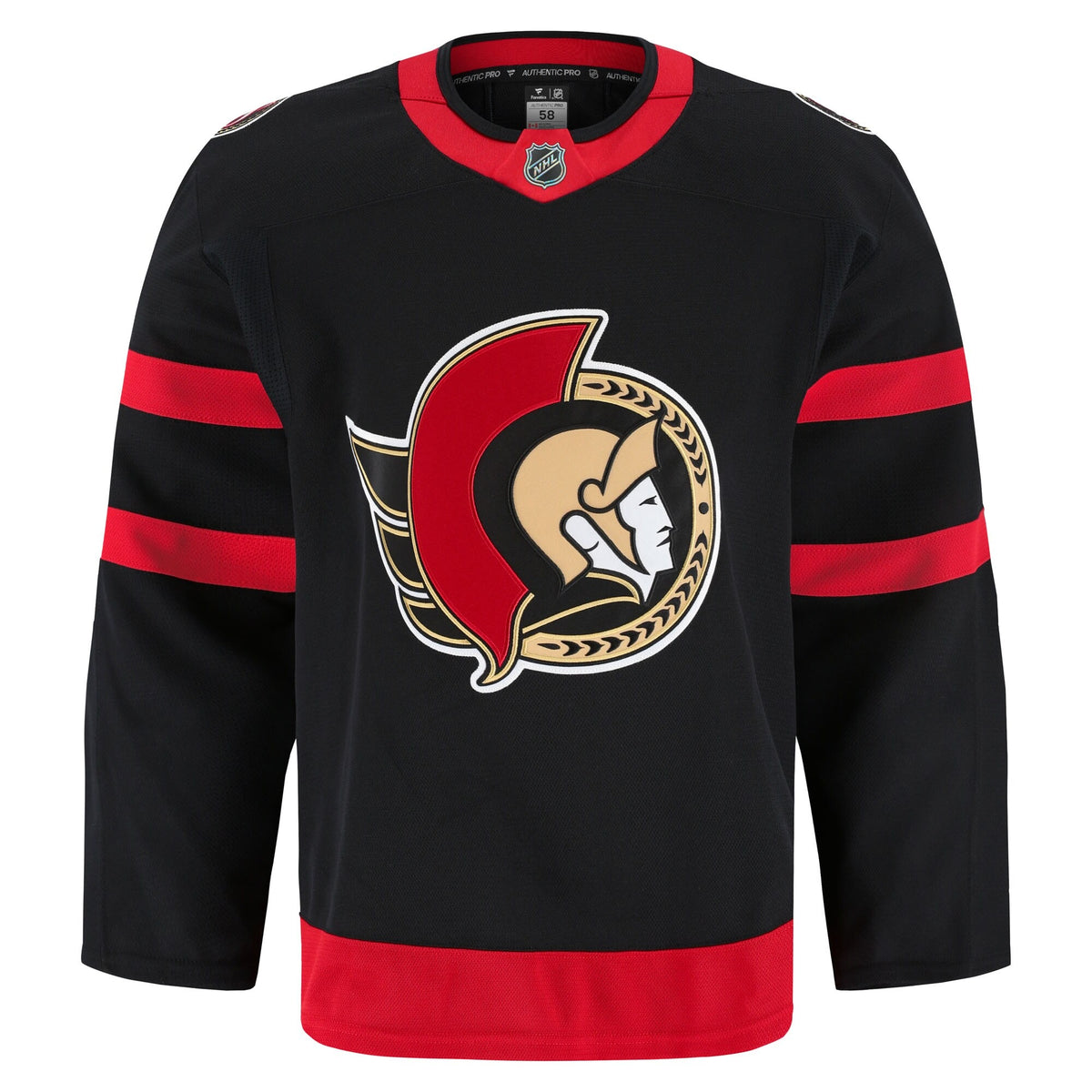 Men's Ottawa Senators Fanatics Black Home Authentic Pro Jersey