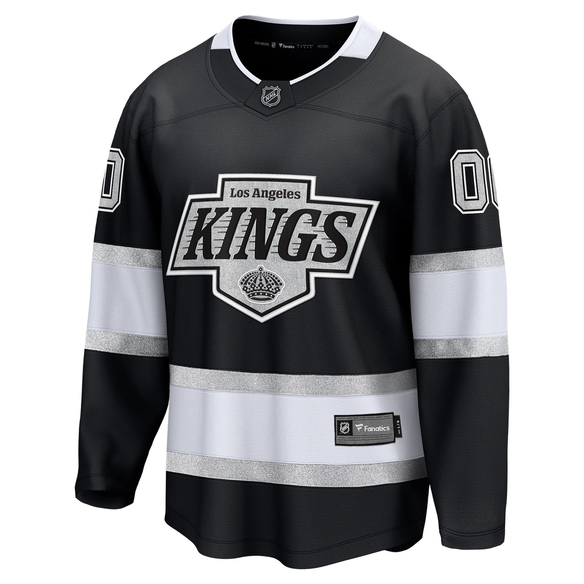 Men's Los Angeles Kings Fanatics Black Home Breakaway Custom Jersey
