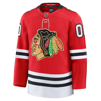 Men's Chicago Blackhawks Fanatics Red Centennial Premium Custom Jersey