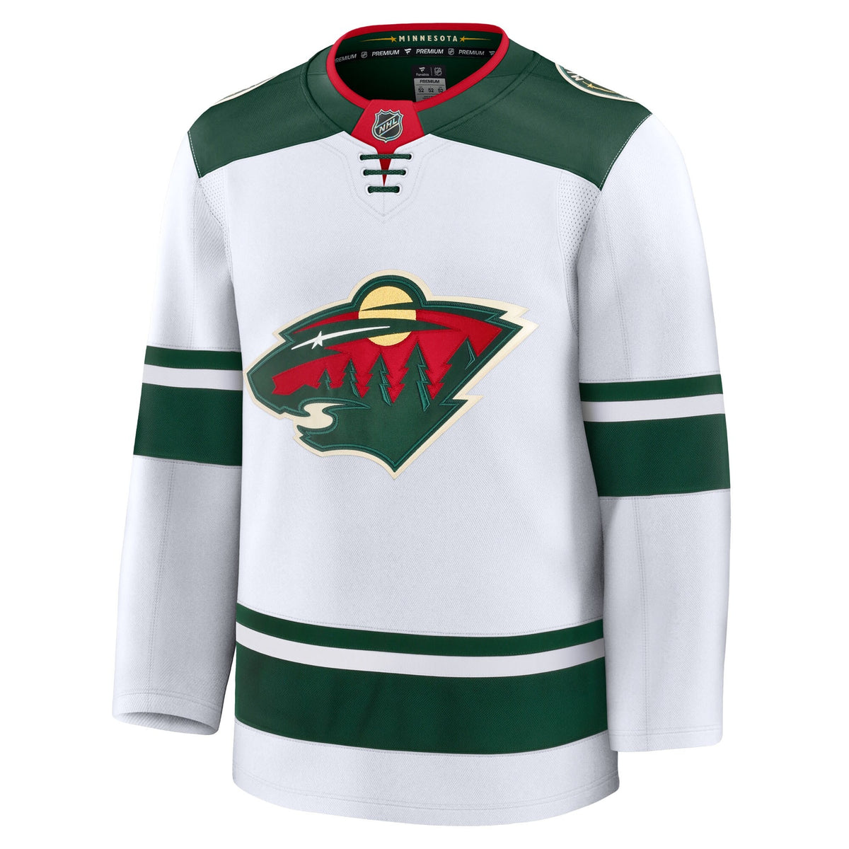 Men's Minnesota Wild Fanatics White Away Premium Jersey