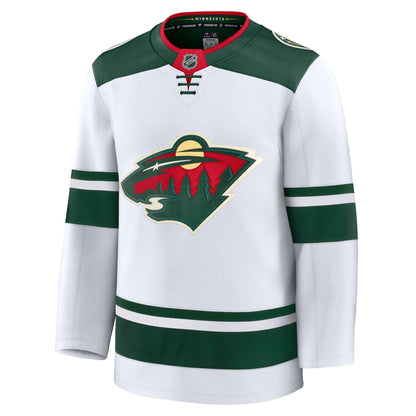 Men's Minnesota Wild Fanatics White Away Premium Jersey