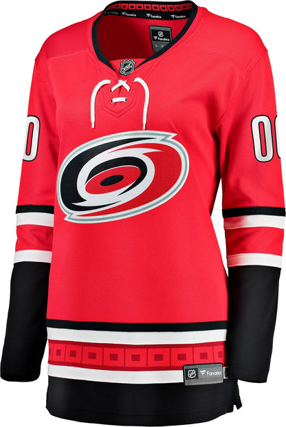 Women's Carolina Hurricanes Fanatics Red Alternate Breakaway Custom Jersey