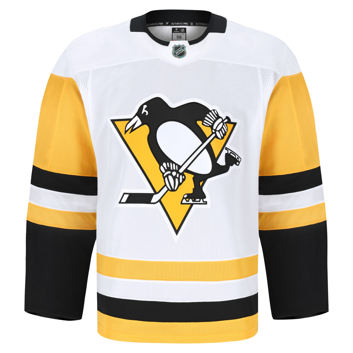 Men's Pittsburgh Penguins Fanatics White Away Authentic Pro Jersey