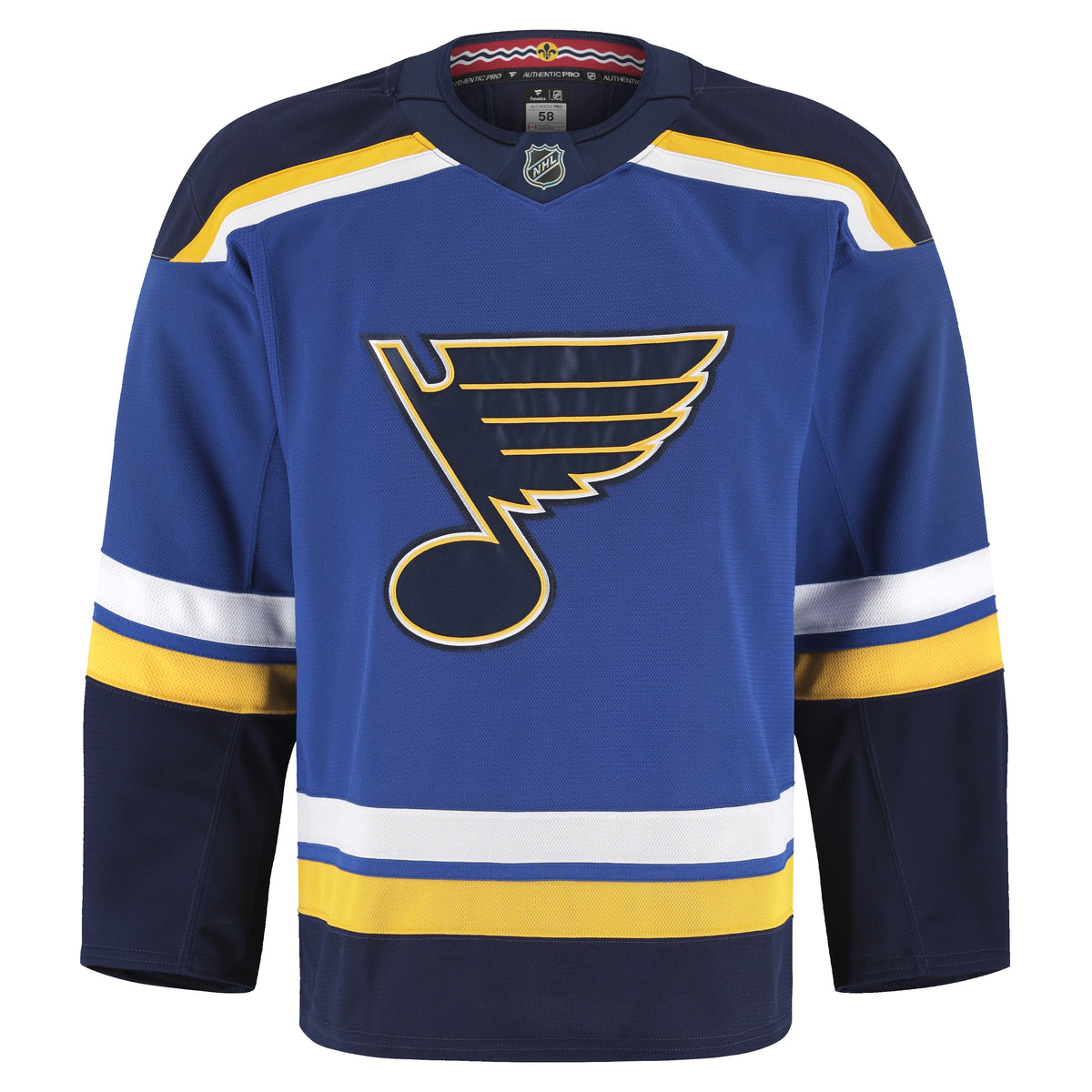Men's St. Louis Blues Fanatics Blue Alternate Authentic Pro Jersey