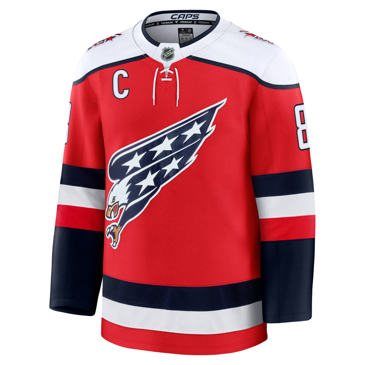 Men's Washington Capitals Alexander Ovechkin Fanatics Red Alternate Premium Player Jersey