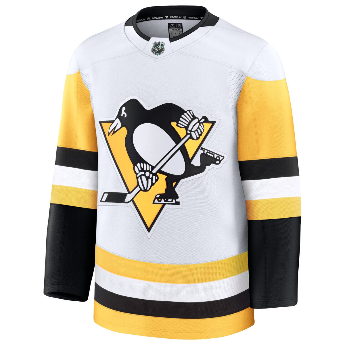 Men's Pittsburgh Penguins Fanatics White Away Premium Jersey