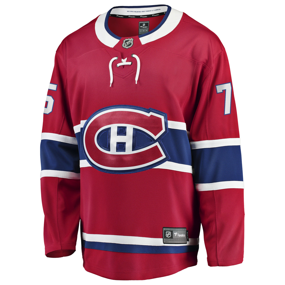 Men's Montreal Canadiens Jakub Dobes Fanatics Red Home Breakaway Jersey