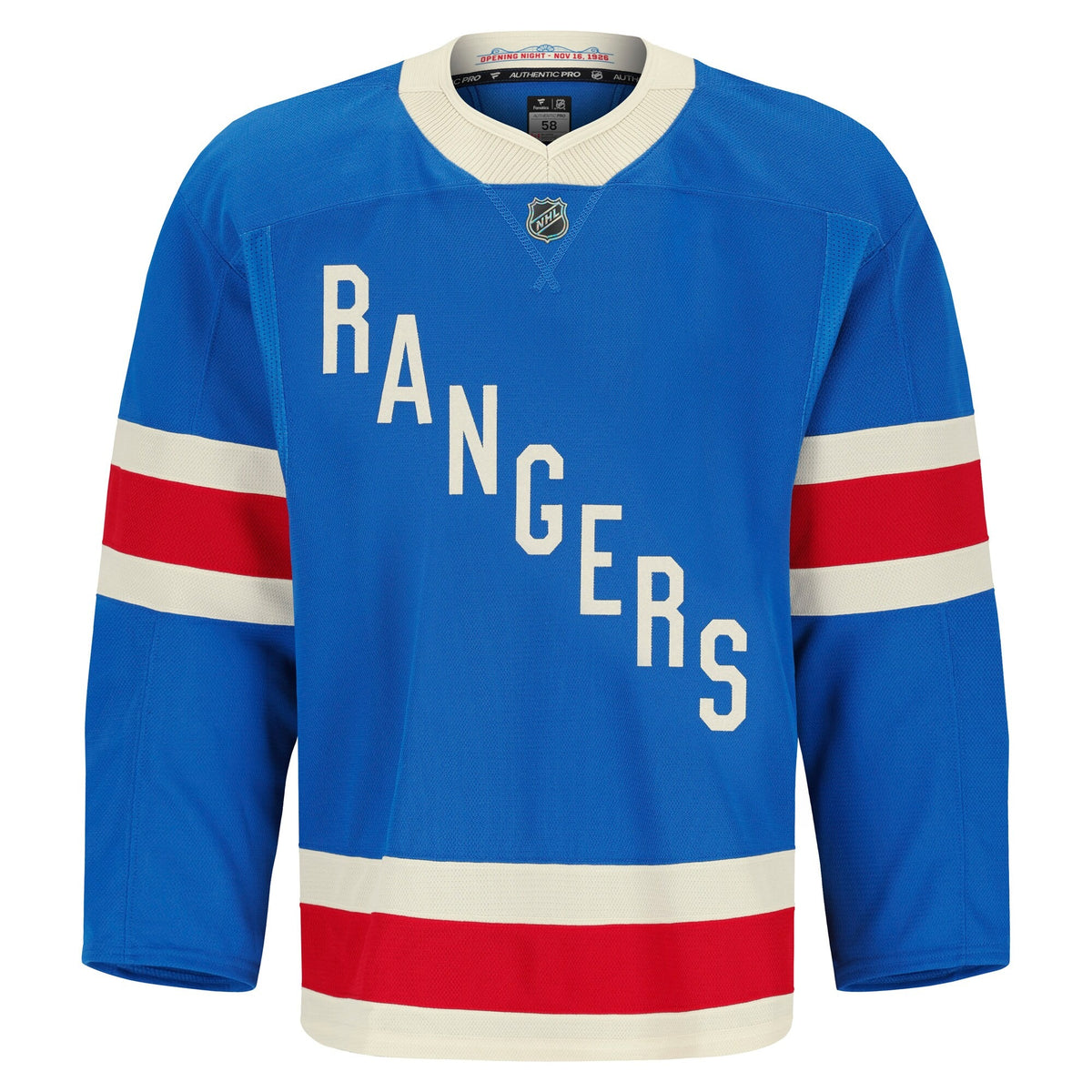 Men's New York Rangers Fanatics Blue Centennial Authentic Pro Jersey