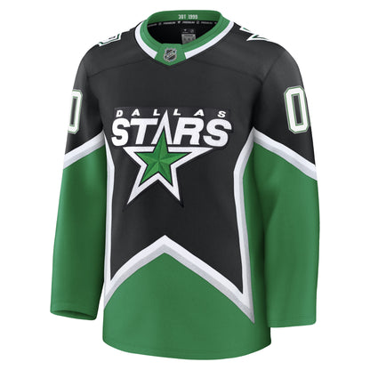 Men's Dallas Stars Fanatics Black Alternate Premium Custom Jersey