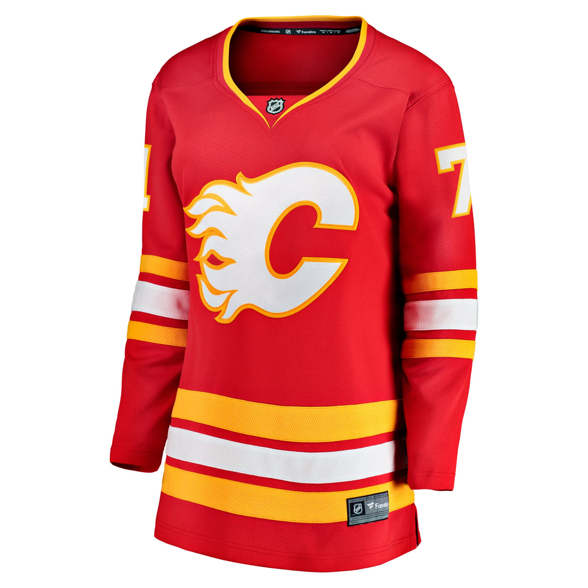Women's Calgary Flames Simon Nemec Fanatics Red Home Breakaway Jersey