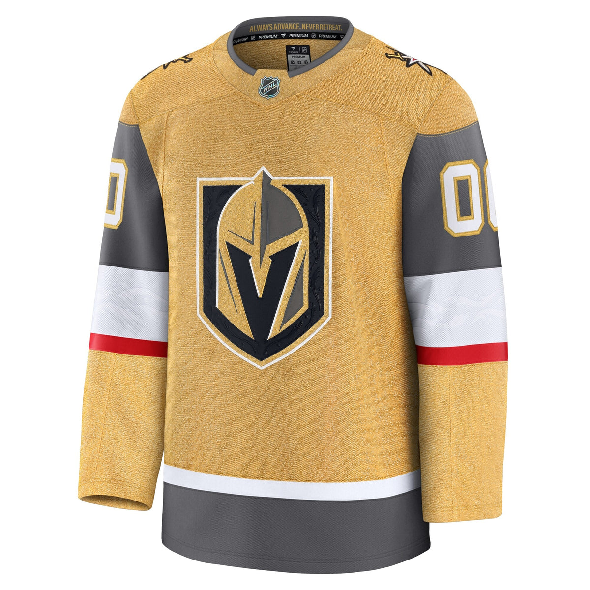 Men's Vegas Golden Knights Fanatics Gold Home Premium Custom Jersey