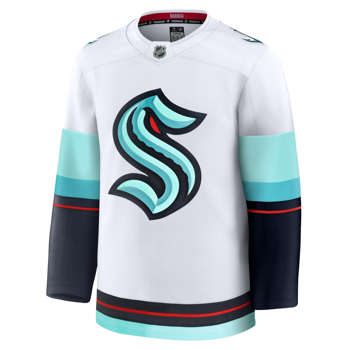Men's Seattle Kraken Fanatics White Away Premium Jersey