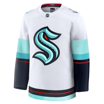 Men's Seattle Kraken Fanatics White Away Premium Jersey