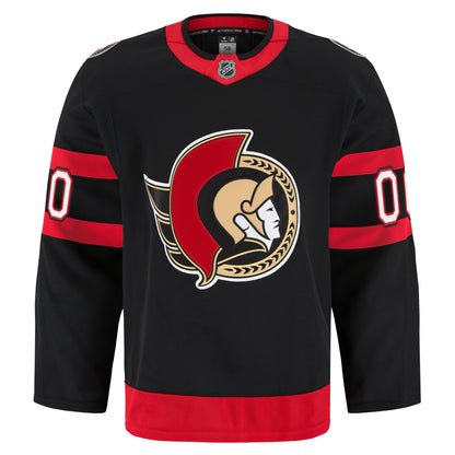 Men's Ottawa Senators Fanatics Black Home Authentic Pro Custom Jersey