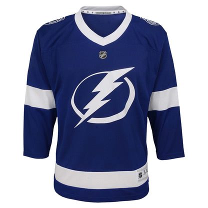 Youth Tampa Bay Lightning Blue Replica Custom Jersey