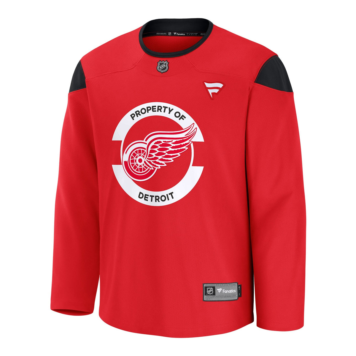 Men's Detroit Red Wings Fanatics Red Practice Jersey