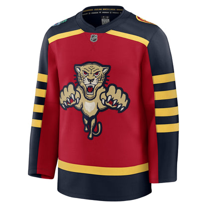 Men's Florida Panthers Fanatics Red 2026 NHL Winter Classic Premium Jersey