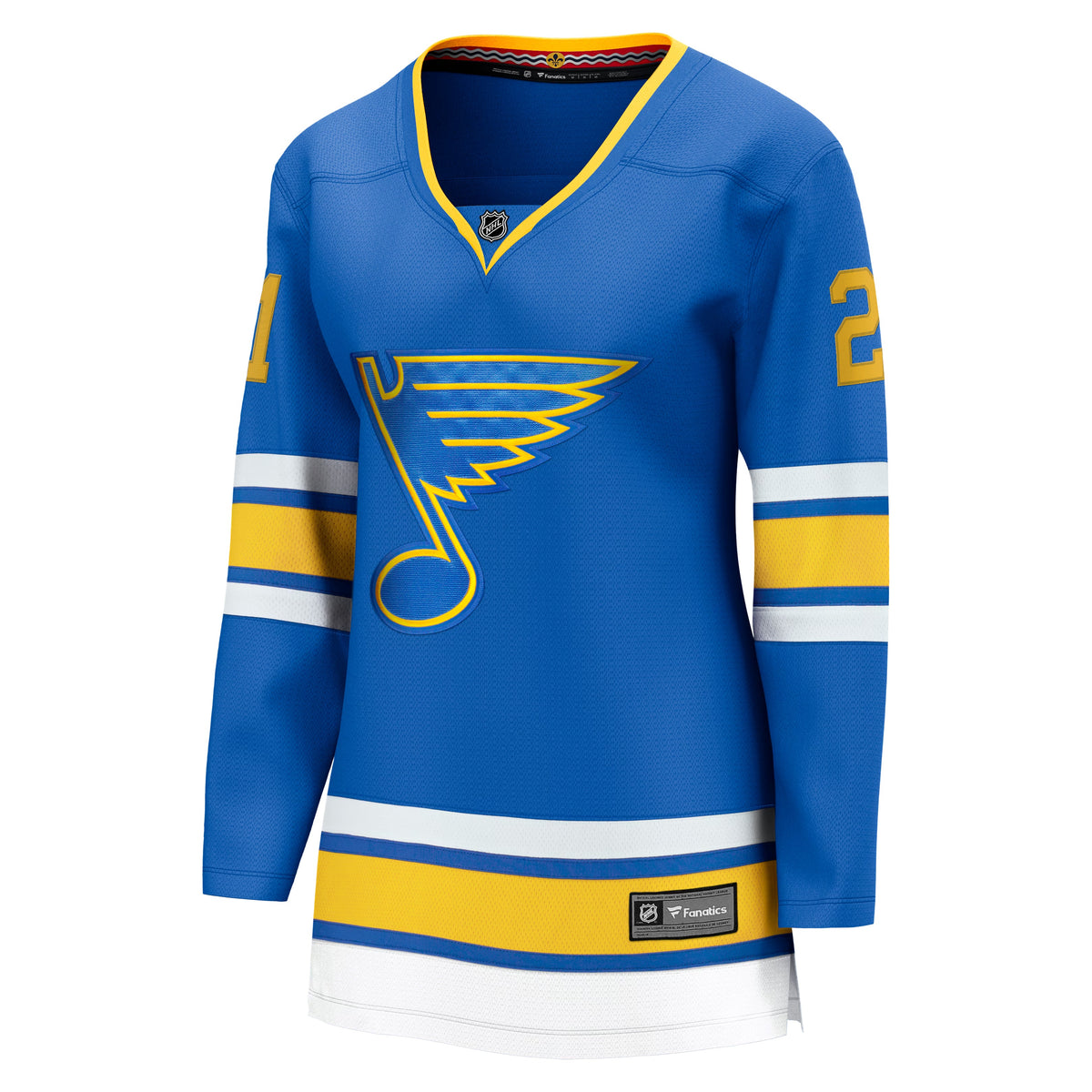 Women's St. Louis Blues Jimmy Snuggerud Fanatics Blue Home Breakaway Jersey