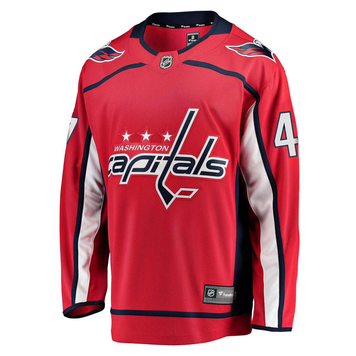 Men's Washington Capitals Declan Chisholm Fanatics Red Home Breakaway Jersey