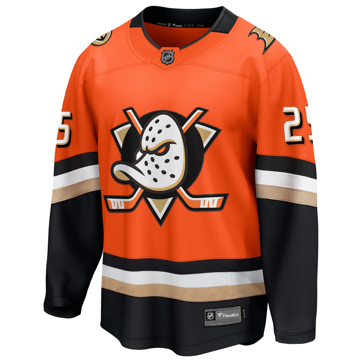 Men's Anaheim Ducks Ryan Poehling Fanatics Orange Home Breakaway Jersey