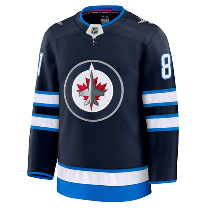 Men's Winnipeg Jets Kyle Connor Fanatics Navy Home Premium Jersey