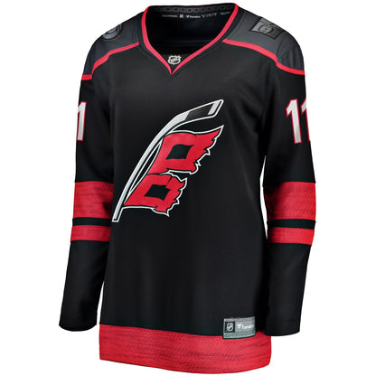 Women's Carolina Hurricanes Jordan Staal Fanatics Black Alternate Breakaway Jersey