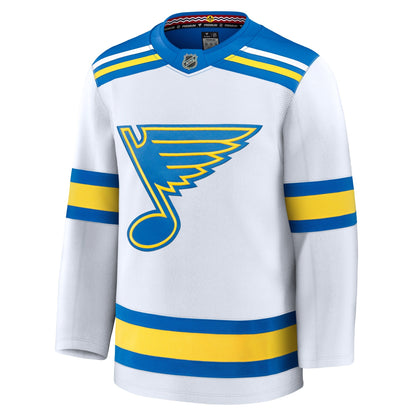 Men's St. Louis Blues Fanatics White Away Premium Jersey