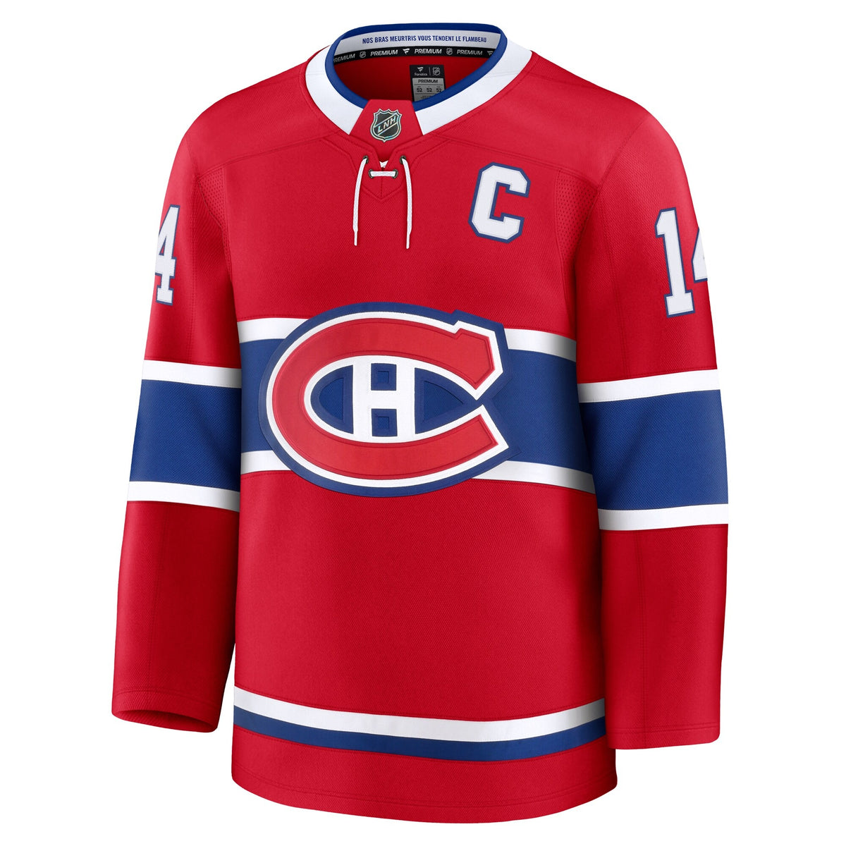 Men's Montreal Canadiens Nick Suzuki Fanatics Red Home Premium Jersey