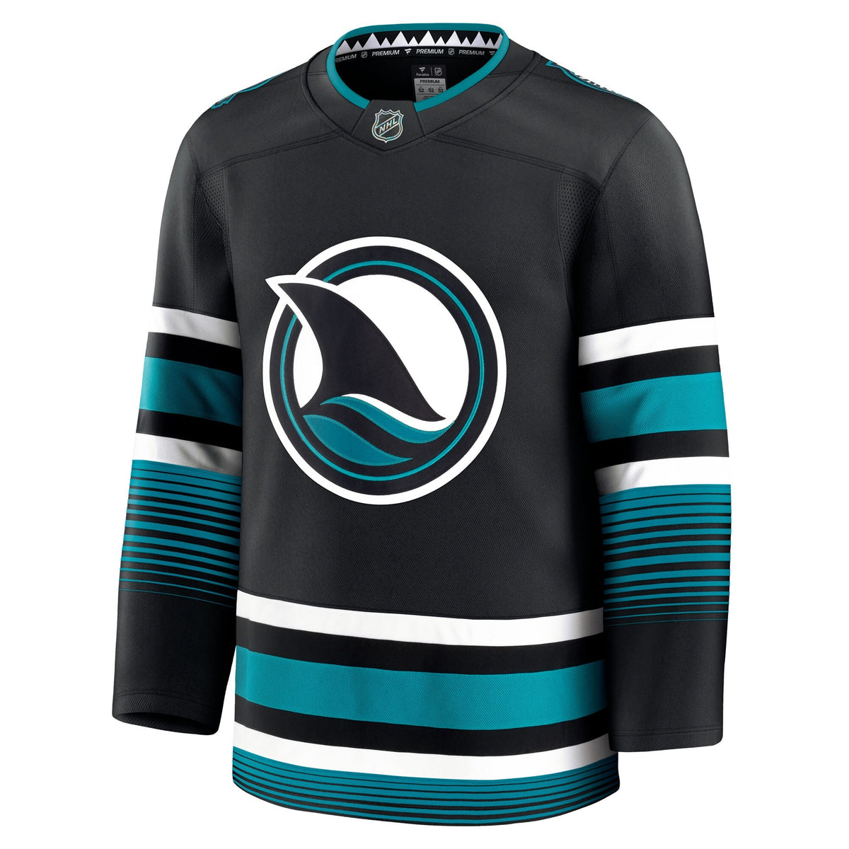 Men's San Jose Sharks Fanatics Black Alternate Premium Jersey
