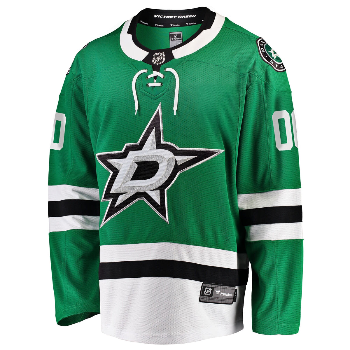 Men's Dallas Stars Fanatics Green Home Breakaway Custom Jersey
