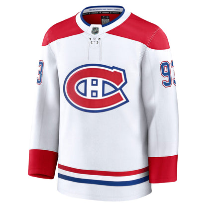 Men's Montreal Canadiens Ivan Demidov Fanatics White Away Premium Jersey