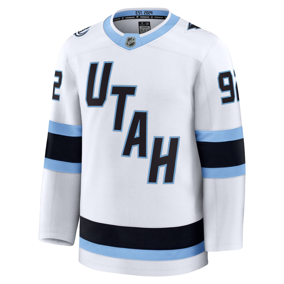 Men's Utah Mammoth Logan Cooley Fanatics White Away Premium Player Jersey