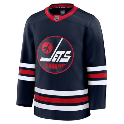 Men's Winnipeg Jets Fanatics Navy Alternate Premium Jersey
