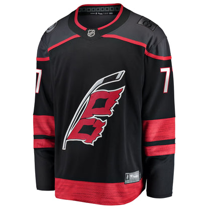 Men's Carolina Hurricanes Mark Jankowski Fanatics Black Home Breakaway Jersey