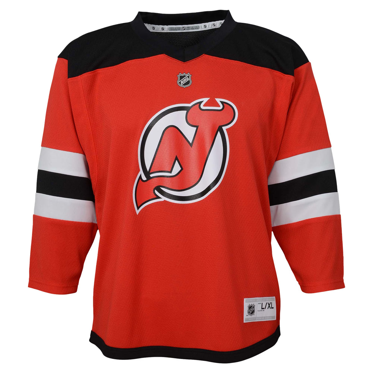 Youth New Jersey Devils Red Replica Custom Jersey