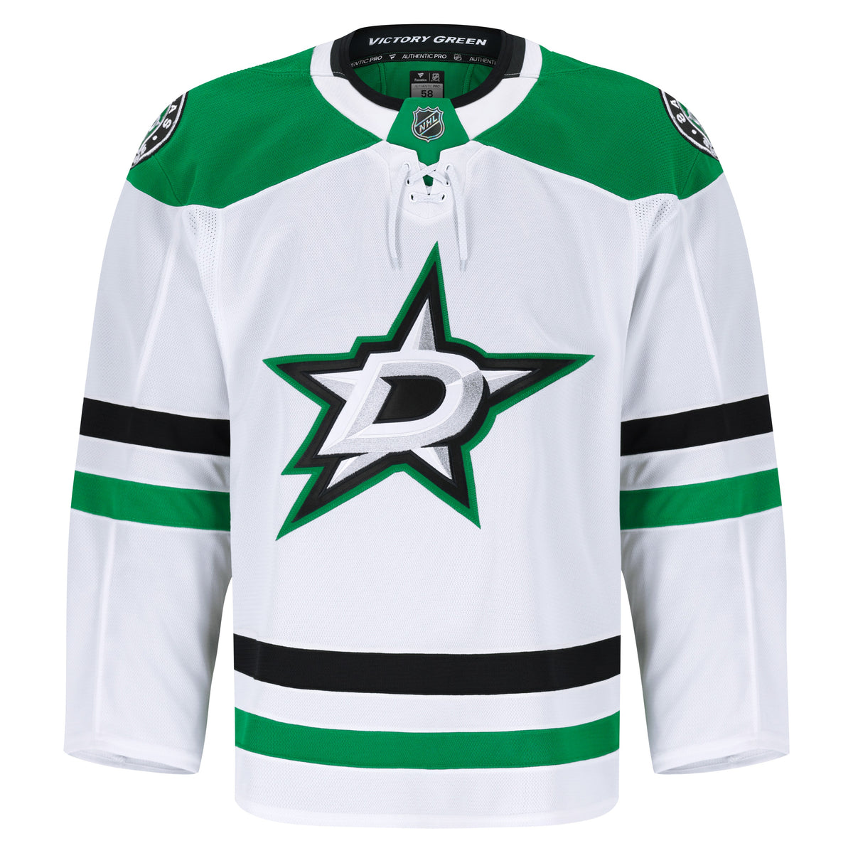 Men's Dallas Stars Fanatics White Away Authentic Pro Jersey