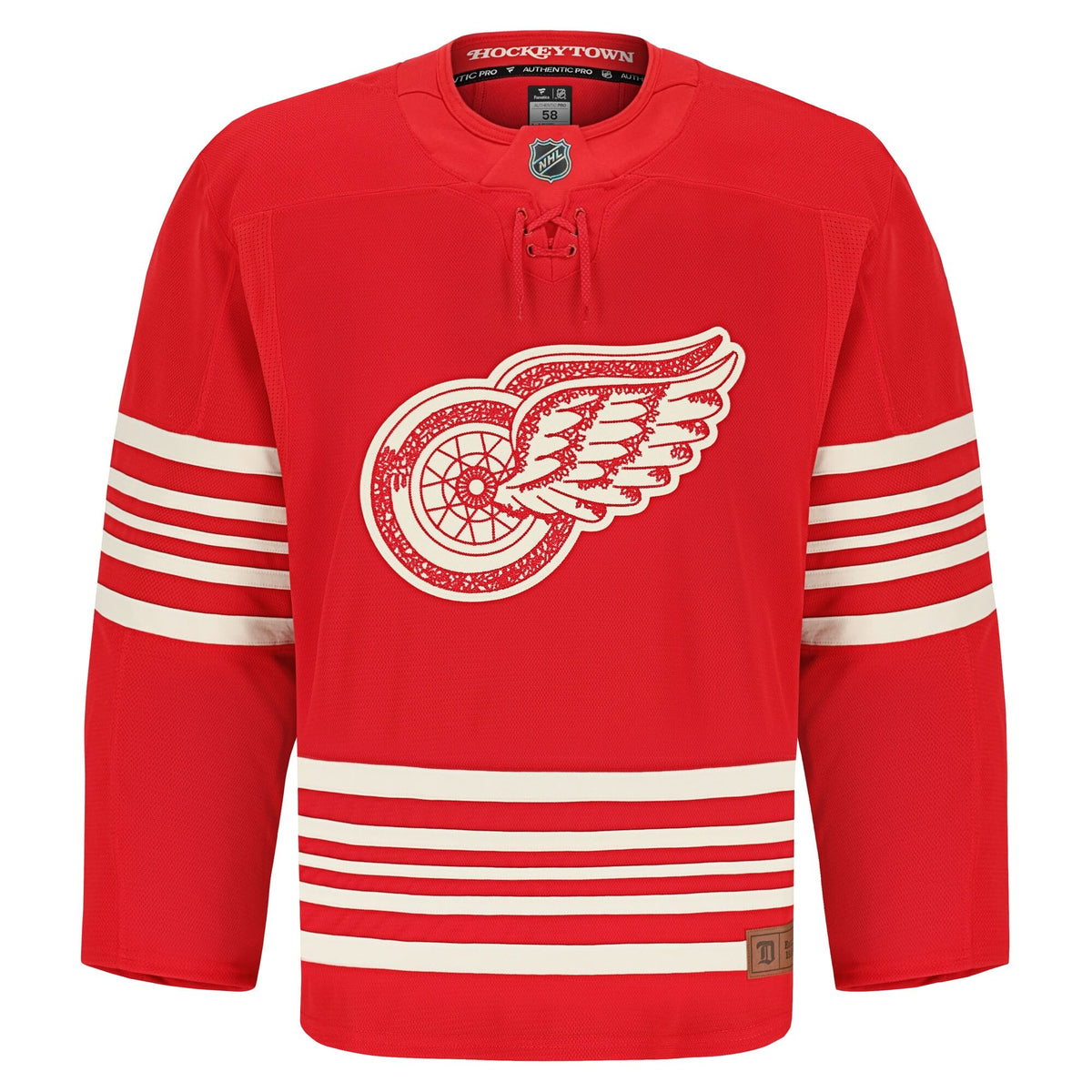 Men's Detroit Red Wings Fanatics Red Centennial Authentic Pro Jersey