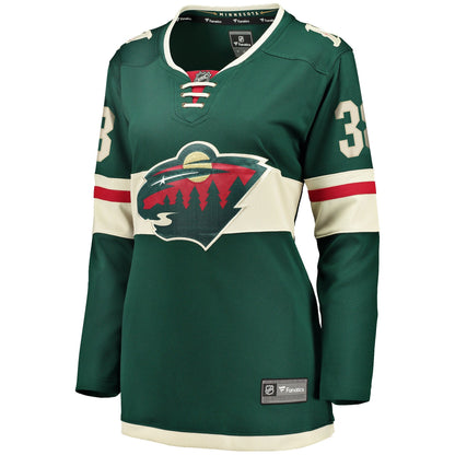 Women's Minnesota Wild Ryan Hartman Fanatics Green Home Breakaway Player Jersey
