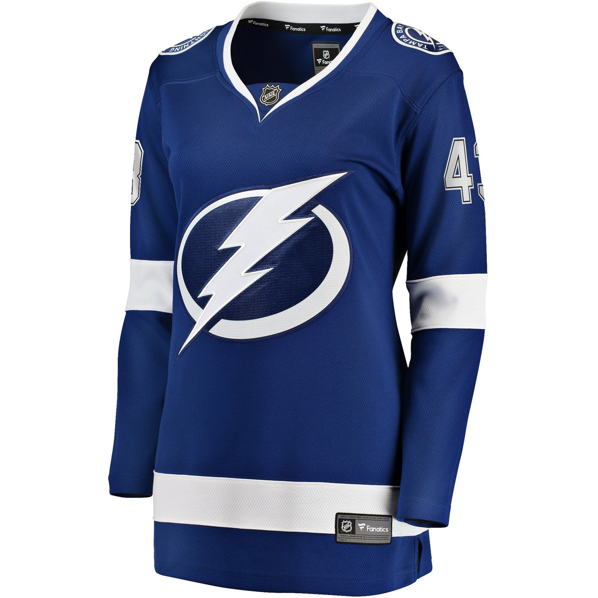 Women's Tampa Bay Lightning Darren Raddysh Fanatics Blue Home Breakaway Jersey