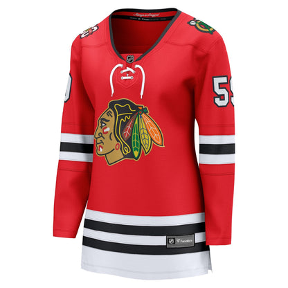Women's Chicago Blackhawks Tyler Bertuzzi Fanatics Red Centennial Breakaway Player Jersey