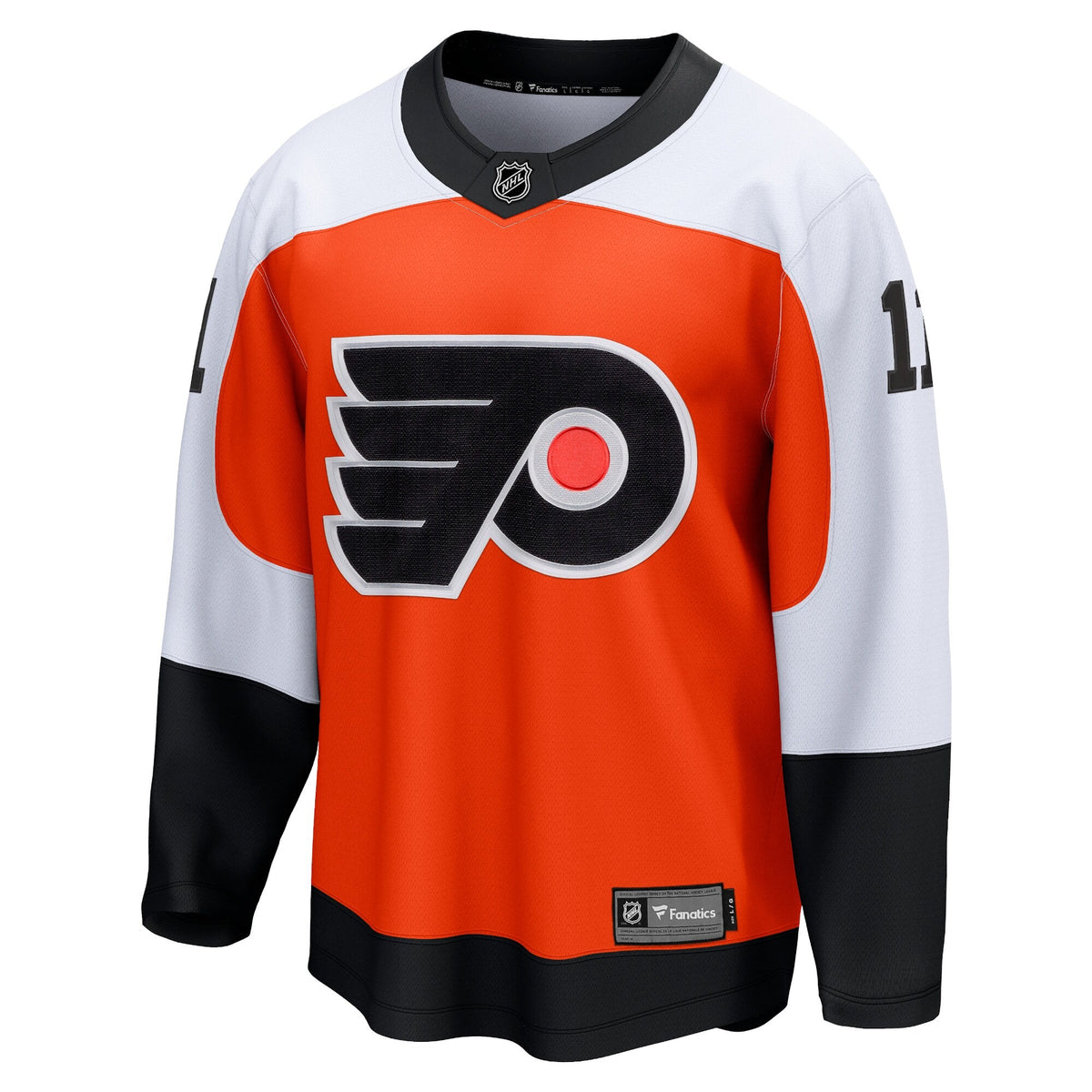 Men's Philadelphia Flyers Travis Konecny Fanatics Orange Home Breakaway Jersey