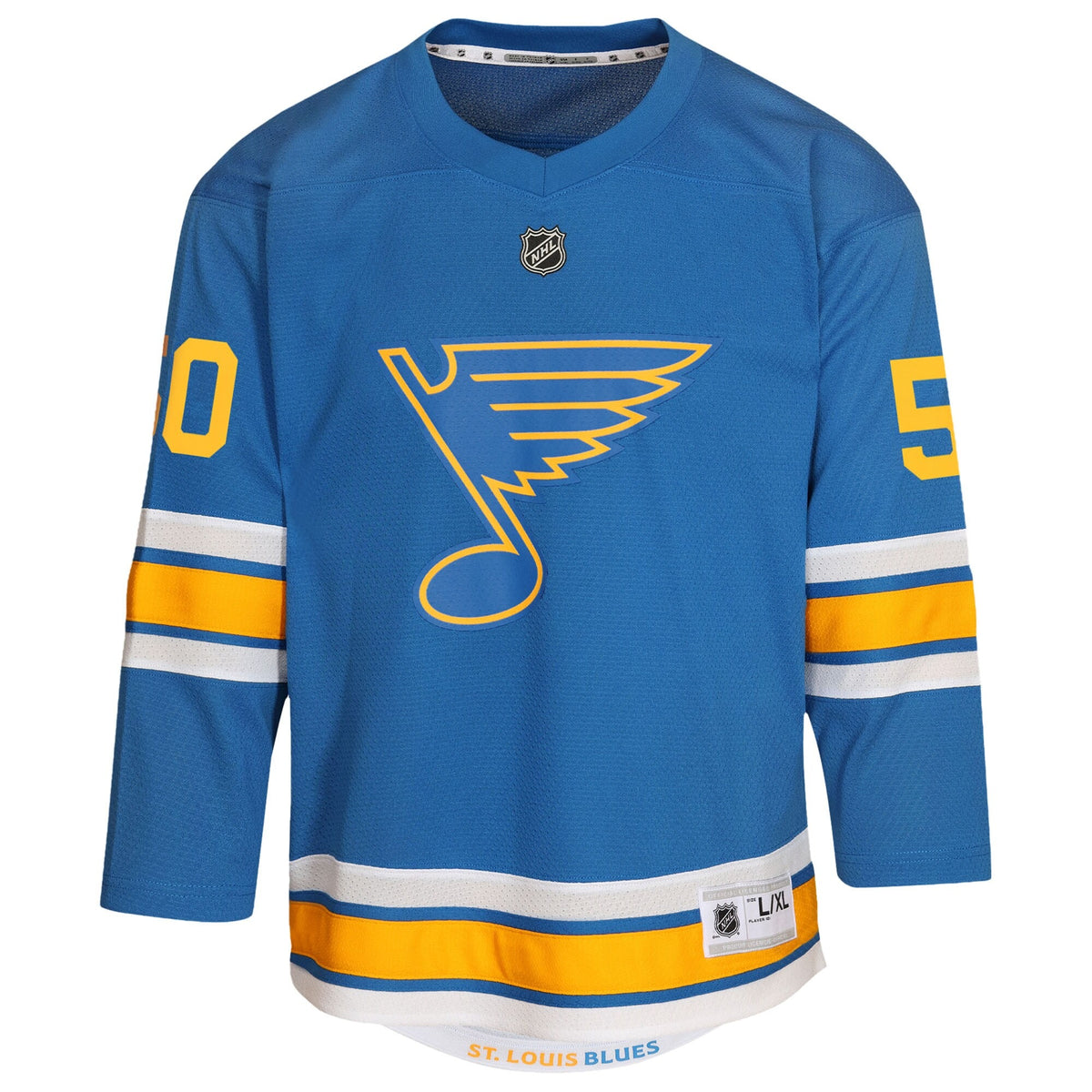 Youth St. Louis Blues Jordan Binnington Blue Home Replica Player Jersey