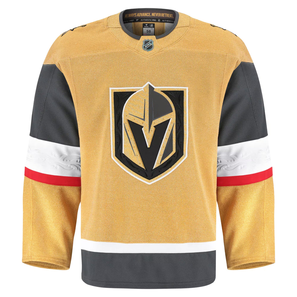 Men's Vegas Golden Knights Fanatics Gold Home Authentic Pro Jersey