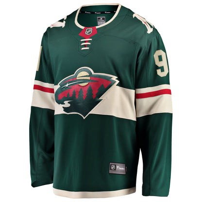 Men's Minnesota Wild Vladimir Tarasenko Fanatics Green Home Breakaway Jersey